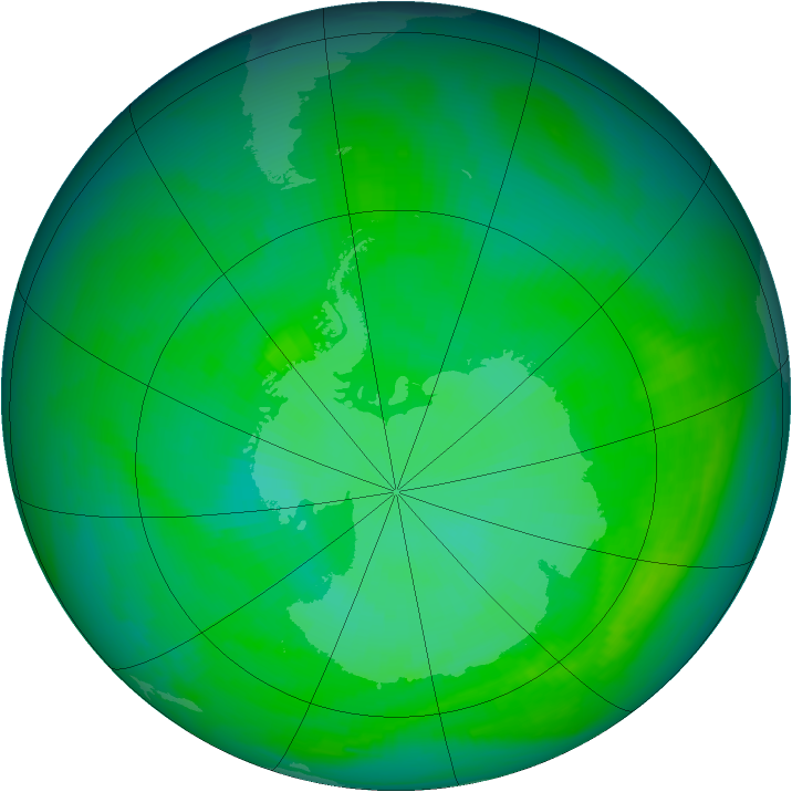 Ozone Map 1979-12-25